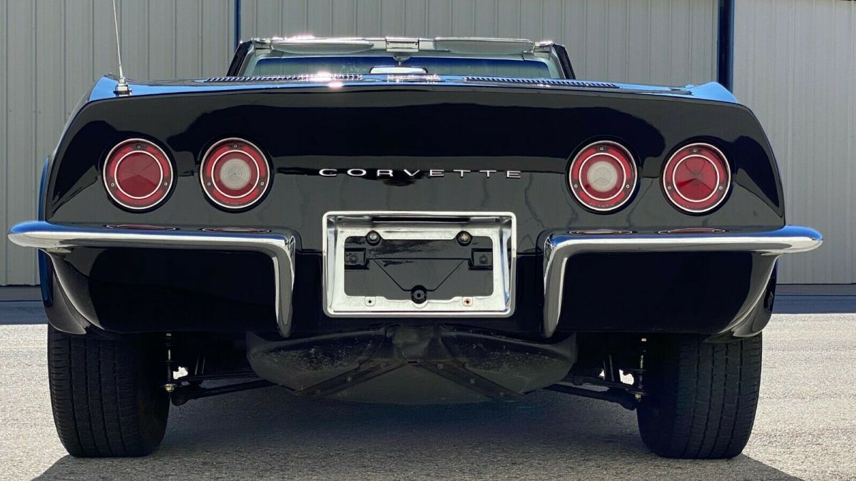 1969 Black Chevrolet Corvette Convertible