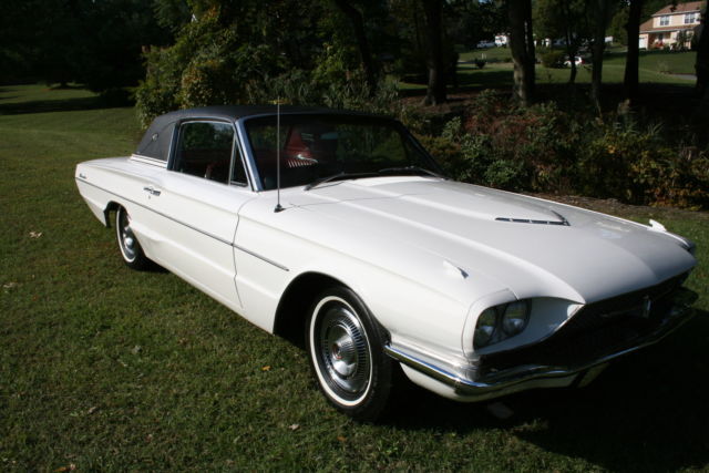 1966 White Ford Thunderbird Coupe
