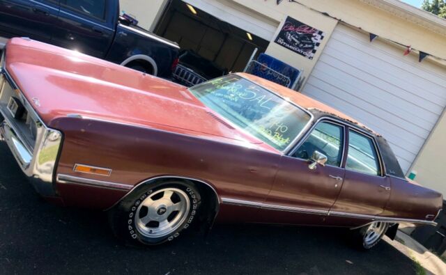 1972 Burgundy Chrysler Newport Sedan