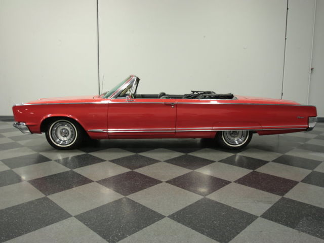 1966 Red Chrysler Newport Convertible