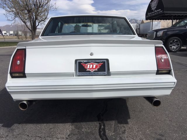 1983 White Chevrolet Monte Carlo Coupe