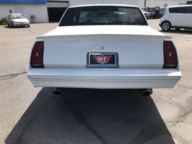 1983 White Chevrolet Monte Carlo Coupe