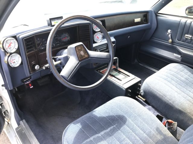 1983 White Chevrolet Monte Carlo Coupe