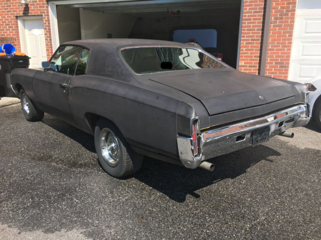 1971 Black Chevrolet Monte Carlo Coupe