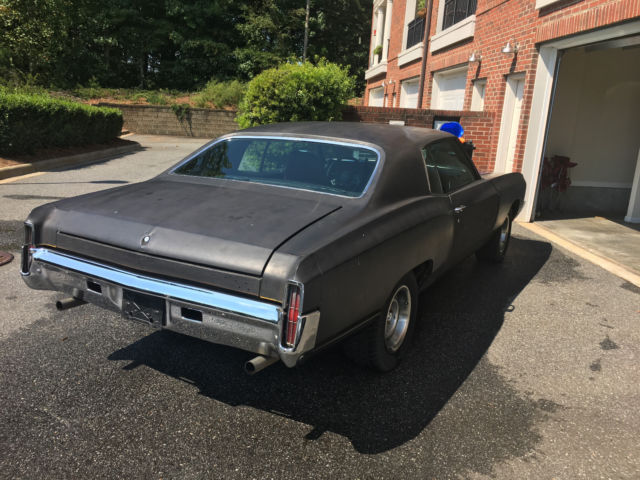 1971 Black Chevrolet Monte Carlo Coupe