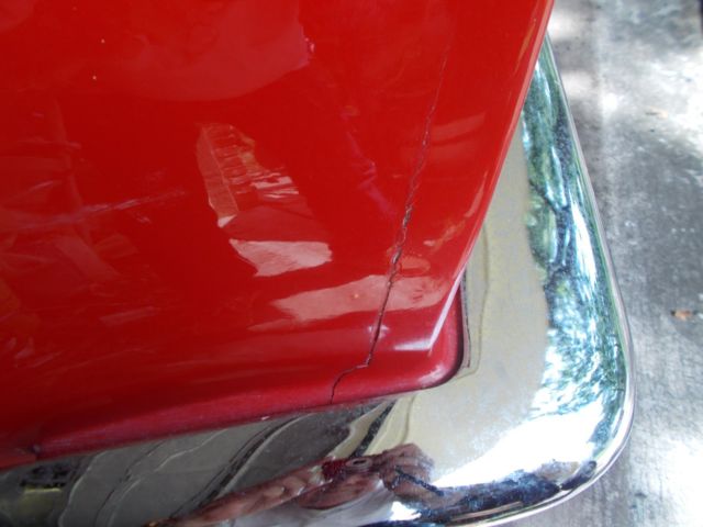 1971 Red Chevrolet Corvette Convertible