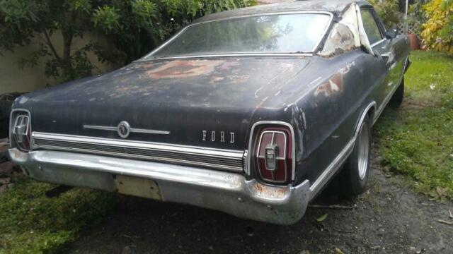 1967 Gold Ford Galaxie Coupe