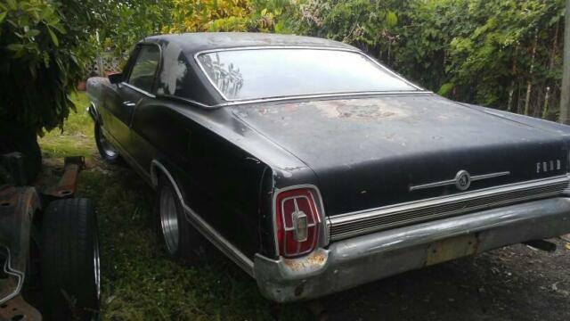 1967 Gold Ford Galaxie Coupe