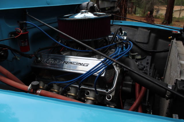 1955 blue Ford F-100 Standard Cab Pickup