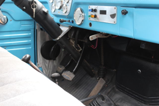 1955 blue Ford F-100 Standard Cab Pickup