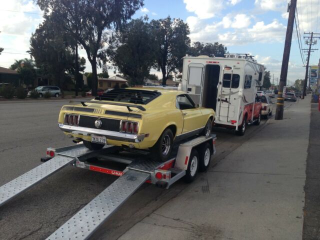 1970 Yellow Ford Mustang Coupe