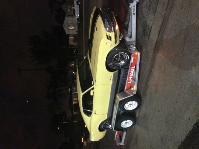 1970 Yellow Ford Mustang Coupe