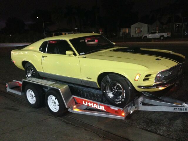 1970 Yellow Ford Mustang Coupe