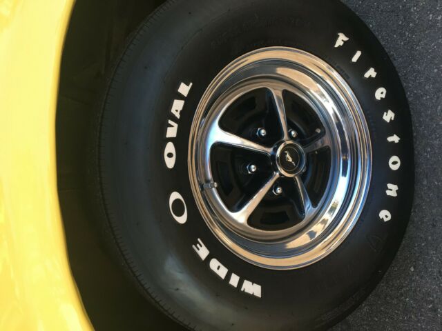 1970 Yellow Ford Mustang Coupe