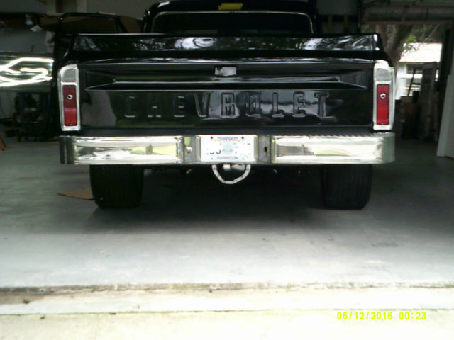 1972 Black and White Chevrolet C-10 LB Pick Up