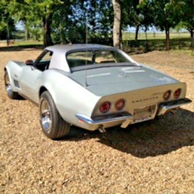 1969 Silver Chevrolet Corvette Convertible