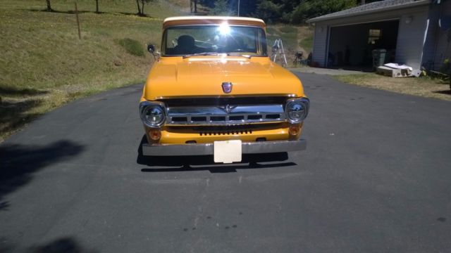 1957 Chrome Yellow Ford F-100 Standard Cab Pickup