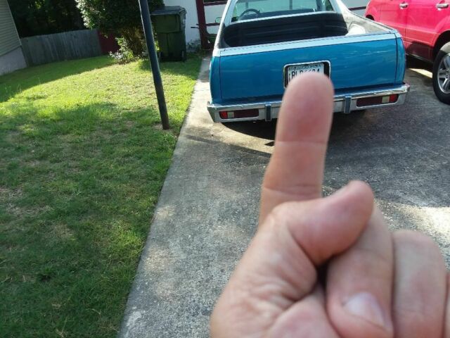 1978 Blue Chevrolet El Camino