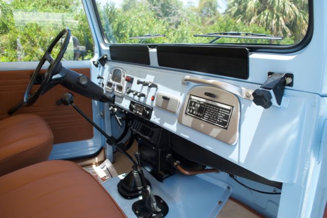 1978 Blue Toyota Land Cruiser Convertible