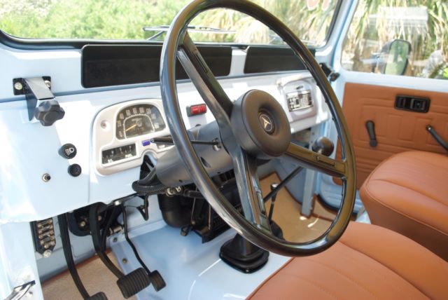 1978 Blue Toyota Land Cruiser Convertible