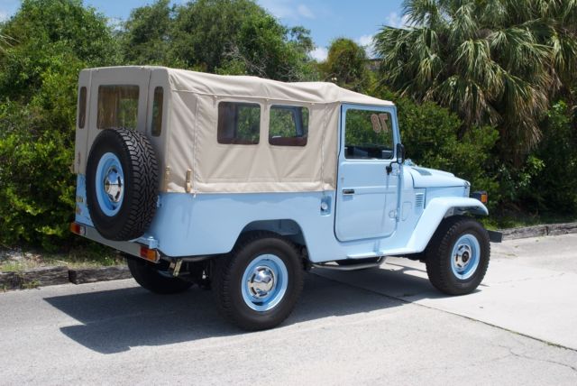 1978 Blue Toyota Land Cruiser Convertible