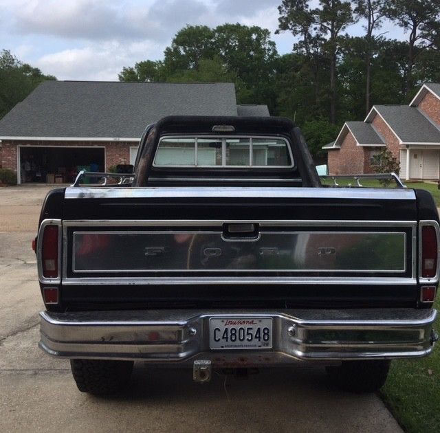 1972 Black Ford F-250