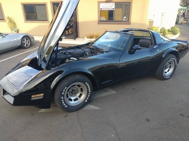 1980 Black Chevrolet Corvette Coupe
