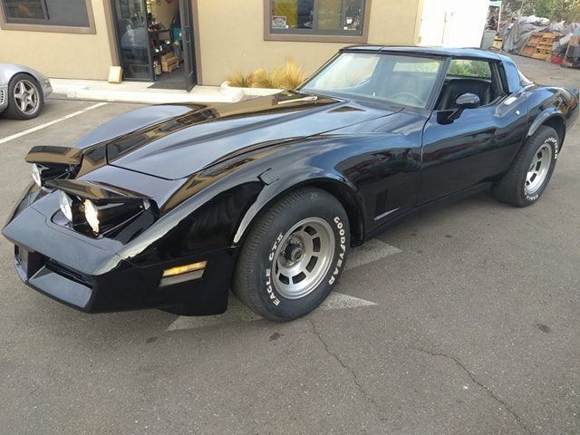 1980 Black Chevrolet Corvette Coupe