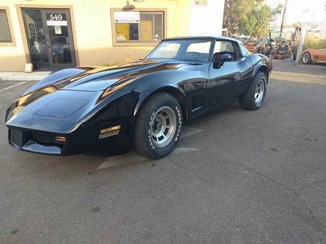 1980 Black Chevrolet Corvette Coupe