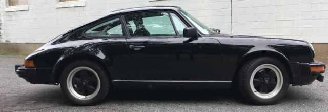 1981 Black Porsche 911 Coupe