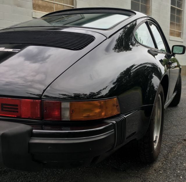 1981 Black Porsche 911 Coupe