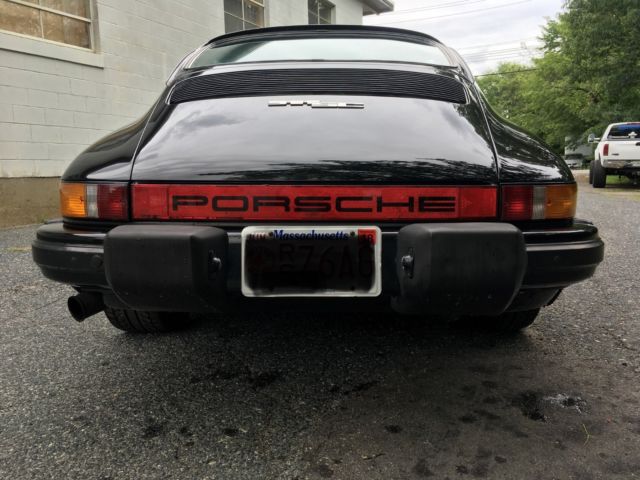 1981 Black Porsche 911 Coupe