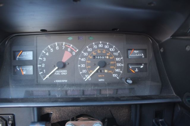 1987 Black Toyota MR2 Coupe
