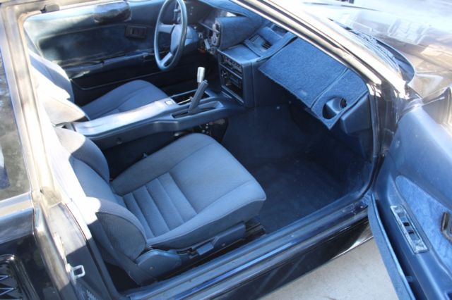 1987 Black Toyota MR2 Coupe