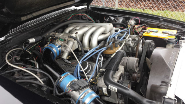 1988 Black Ford Mustang 2 door