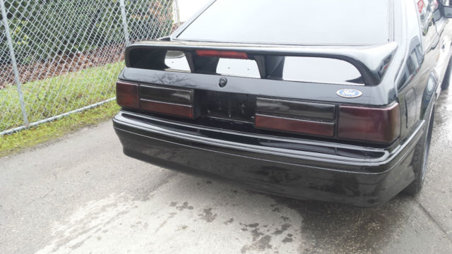 1988 Black Ford Mustang 2 door
