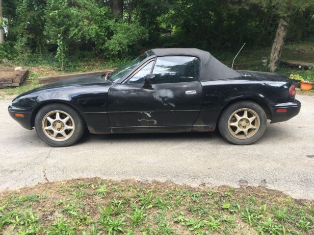 1994 Black Mazda MX-5 Miata Convertible