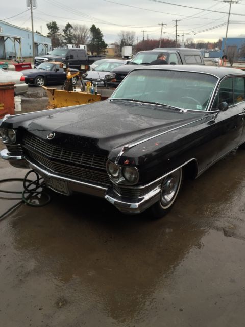 1964 Black Cadillac Fleetwood Sedan