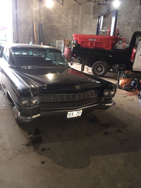 1964 Black Cadillac Fleetwood Sedan