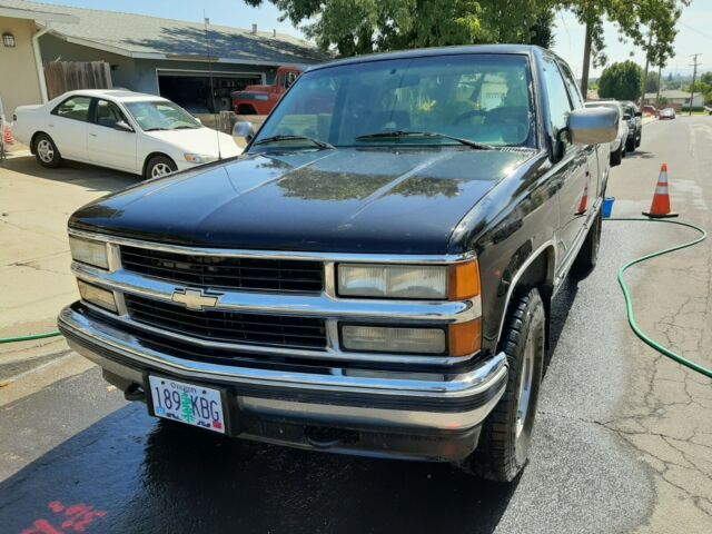 1994 Black Chevrolet Silverado 1500 Extended Cab Pickup