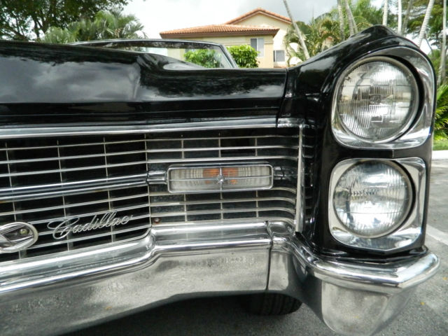 1966 Black Cadillac DeVille Convertible