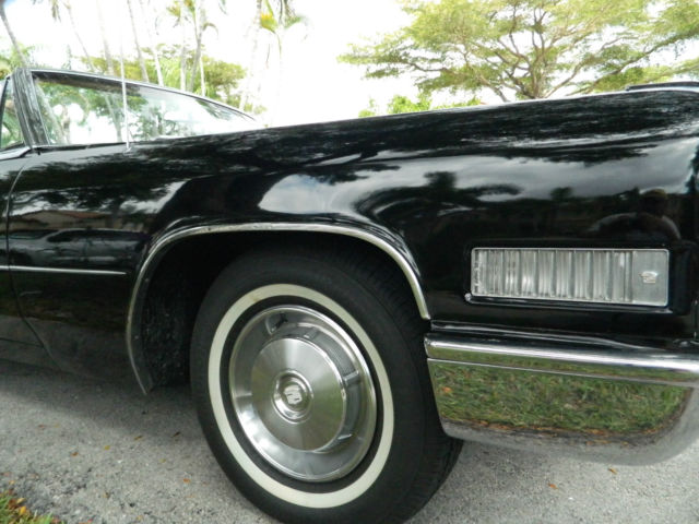 1966 Black Cadillac DeVille Convertible
