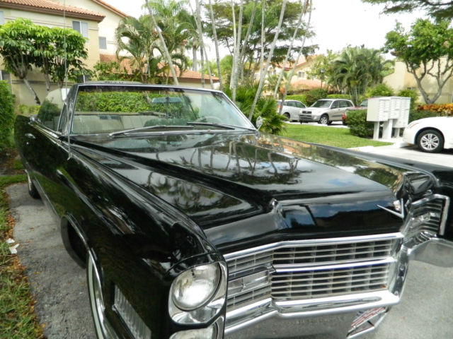 1966 Black Cadillac DeVille Convertible