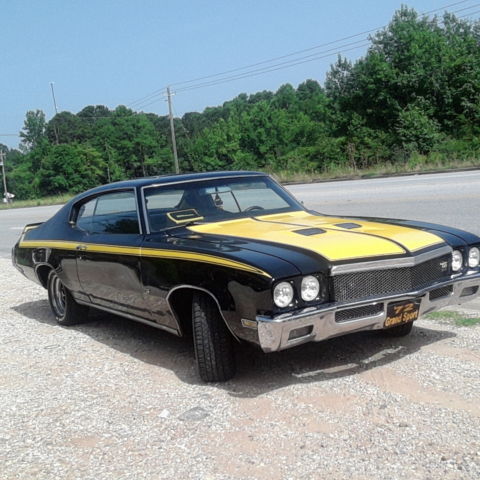 1972 Black Buick Skylark Coupe