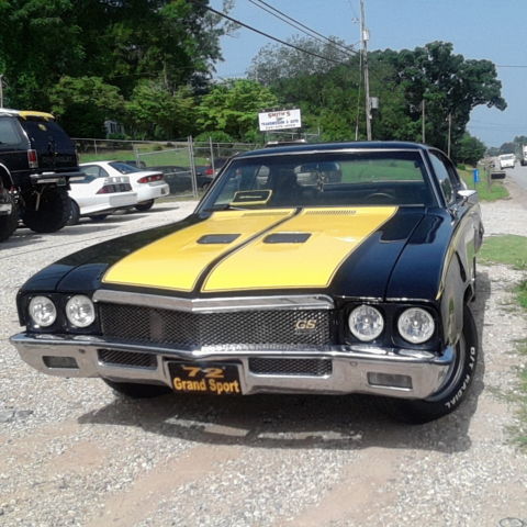 1972 Black Buick Skylark Coupe