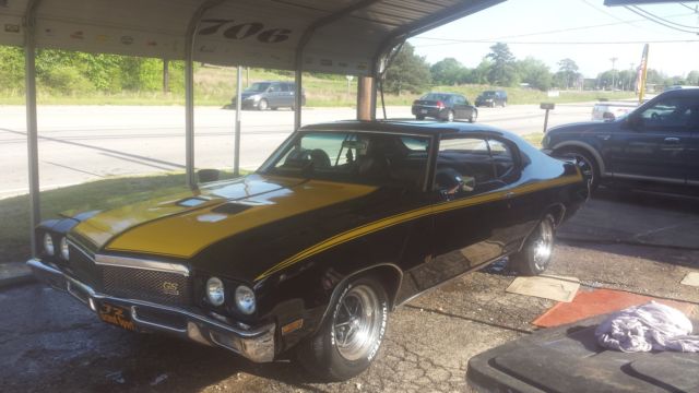 1972 Black Buick Skylark Coupe