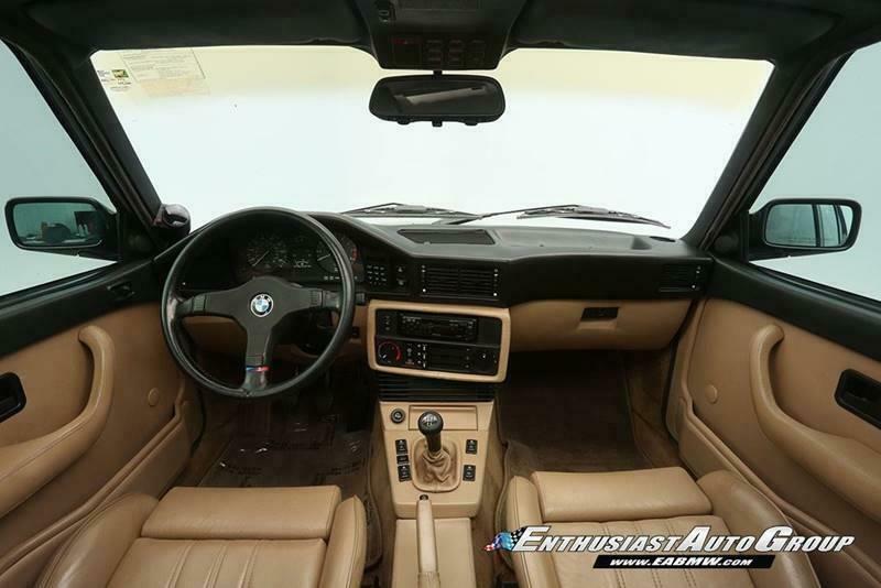 1988 Black BMW M5 Sedan