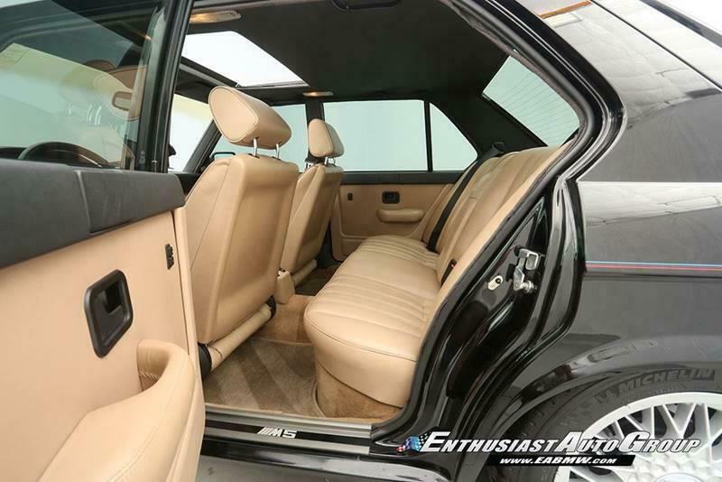 1988 Black BMW M5 Sedan