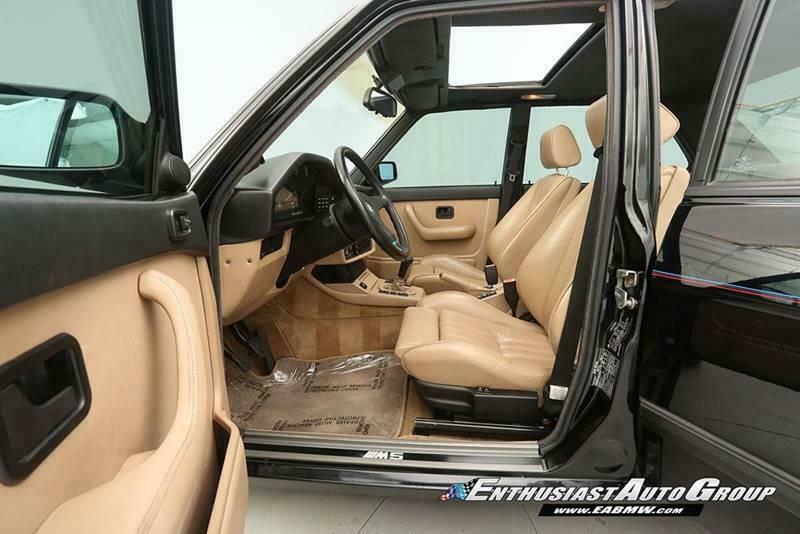 1988 Black BMW M5 Sedan