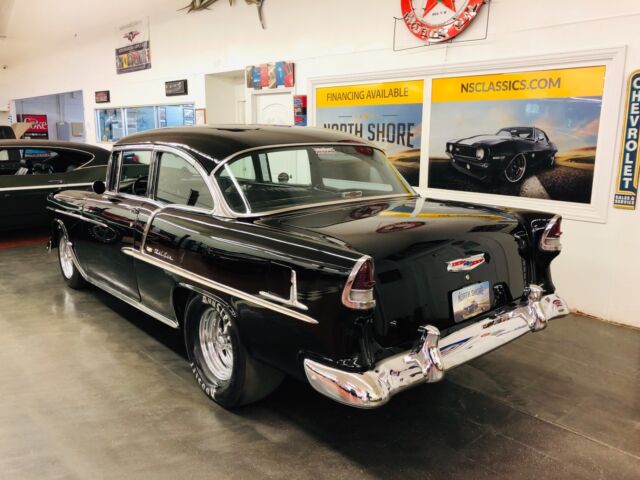 1955 Black Chevrolet Bel Air/150/210 2 Door